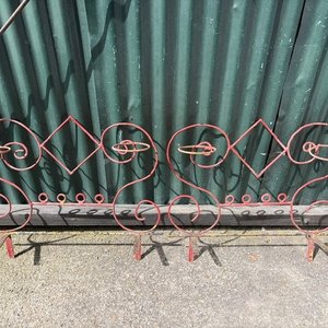 Set de 2 Porta Macetas de Hierro Forjado Estilo Rústico - imagen 3