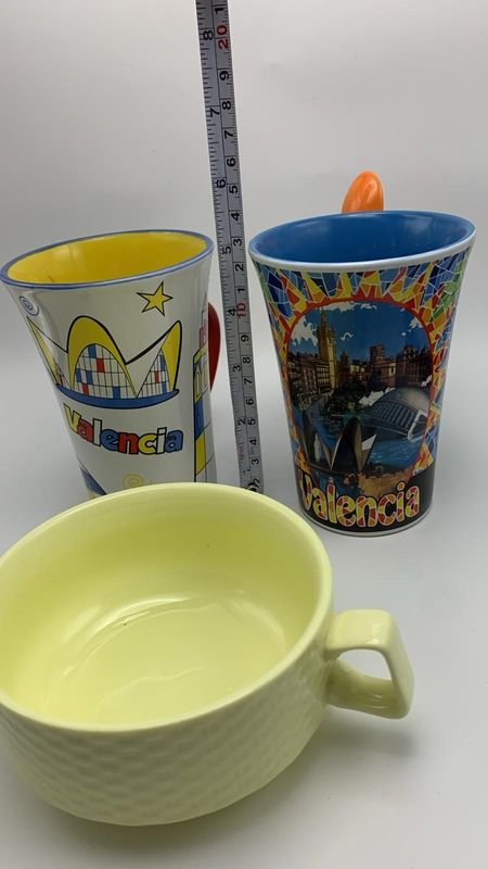Tazas y tazon decorativas - imagen 2