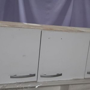 Mueble Aéreo Blanco MDF con 3 Puertas - imagen 3