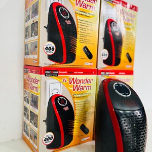 Lote de 4 Mini Caloventiladores "Wonder Warm" - Funcionan - imagen 3