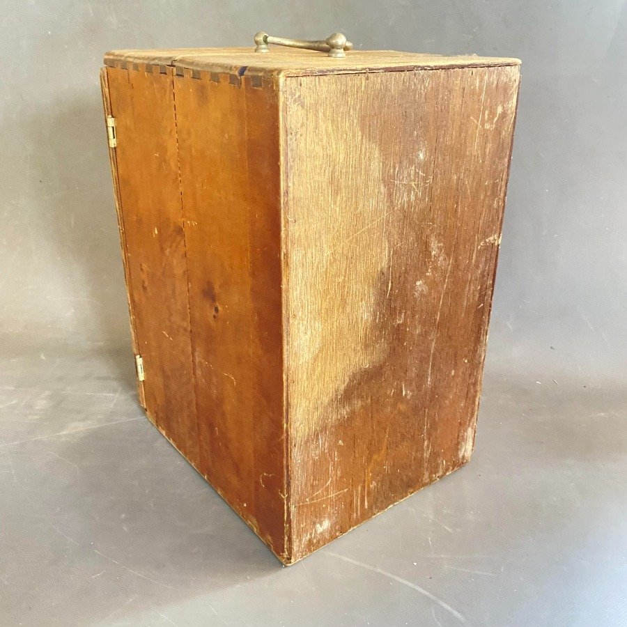 Caja de madera para microscopio - imagen 4