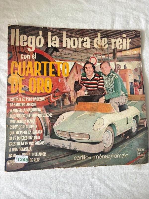 Disco de Vinilo "Llegó la Hora de Reír" con el Cuarteto de Oro