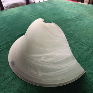Plafones Italianos Murano de Vidrio Blanco y Transparente, Sin Uso - imagen 7