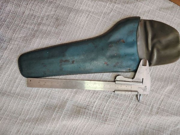 Calibre profesional polaco con funda de cuero y conversor de hilos Whitworth - imagen 2