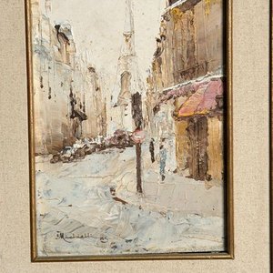 Pintura "Torre Eiffel" de Julio Michielli, 23x18cm - imagen 2
