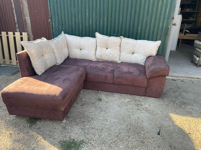 Sillon 3 cuerpos con chaise en buen estado - imagen 1