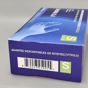 Caja de 50 Pares de Guantes Descartables Nitrilo (Vitril) Talle S SAKIRA S.A. - imagen 2