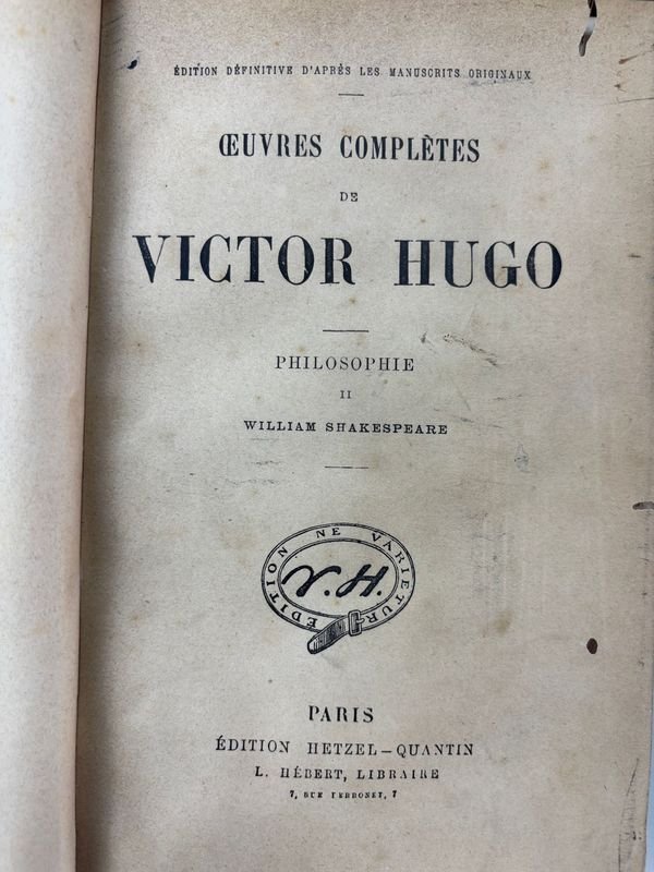 Colección de Obras Completas de Víctor Hugo en Francés - imagen 3