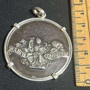 Medalla Banco Comercial Plata 999 - 30 Gramos - "Por 35 Años de Labor" - imagen 3
