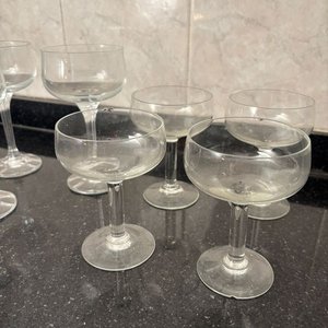 7 Copas de Cognac de Cristal - imagen 3