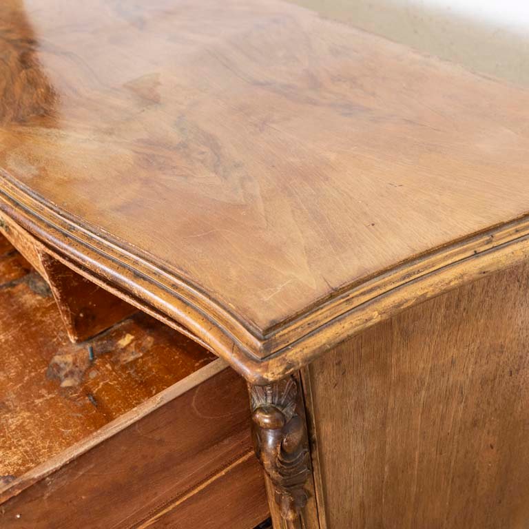 Cómoda secretaire Luis XV tallada para decorar - imagen 3