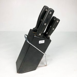 Set de 5 Cuchillas con Soporte Negro - imagen 4
