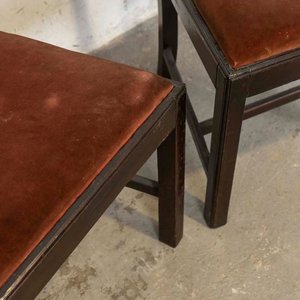 Par de Sillas Estilo Clásico con Tapizado Bordo - imagen 3