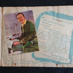 Álbum de Fútbol "Goleador en Tecnicolor" con Walt Disney (Uruguay 1953) - imagen 2