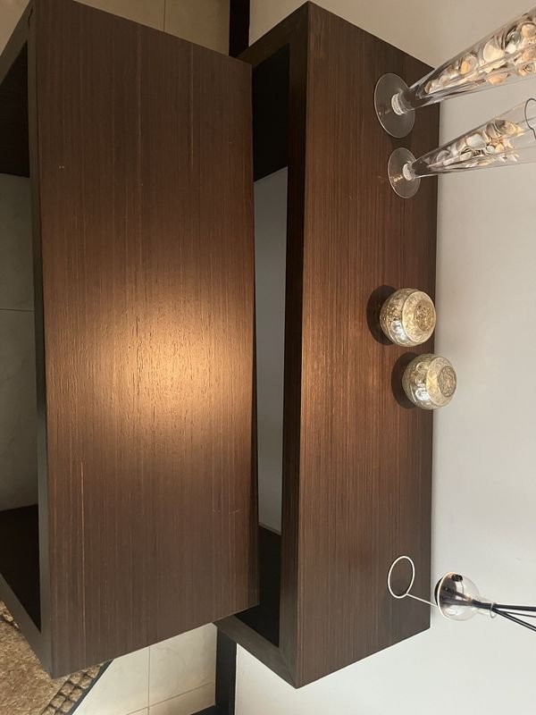 Mesa consola madera wengue de diseño moderno - imagen 3
