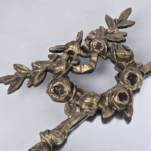 Espejo Francés con Marco de Bronce Estilo Luis XV - imagen 4