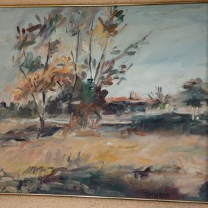 Óleo de Dante Cola: Paisaje Enmarcado - imagen 4