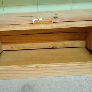 Panera de Madera, Tabla de Cortar y Porta Sobres de Té - imagen 2