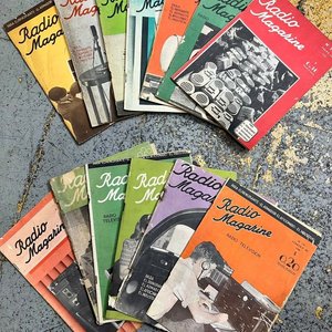 Lote siguiente: Lote de 12 Revistas "Radio Magazine" Argentinas (1938-1946)