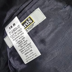 Saco Azul Marino Ejército de Salvación Talle 18 R Edwards - imagen 3