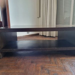Mesa Ratona Diseño Minimalista con Estante Inferior - imagen 2