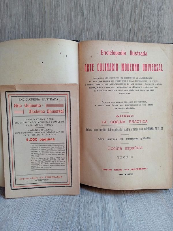 Libro de Cocina Antiguo Uruguayo - imagen 2