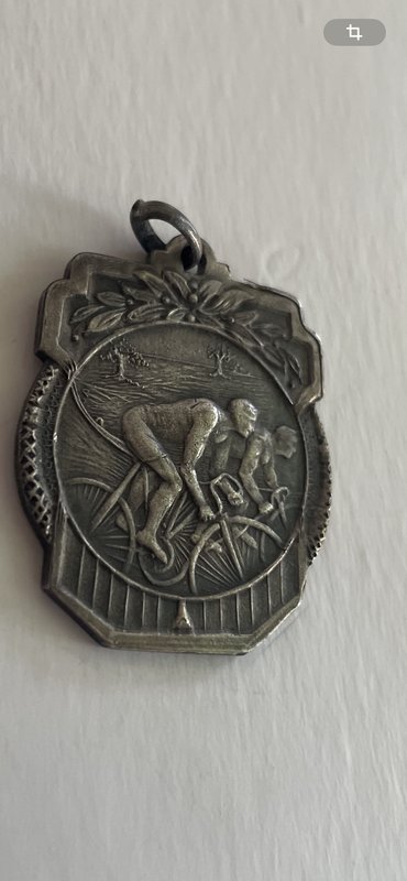 Medalla Plateada Club Atlético Peñarol Colonia Ciclismo - imagen 1