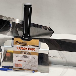 Lote de 3 Moldes para Drywall y Espátula Taping Knife Marca Rollingdog - imagen 1