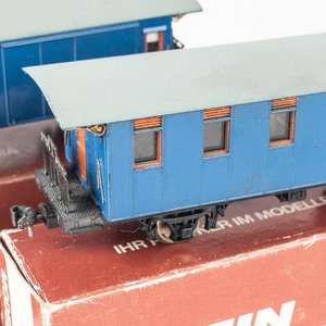 2 Vagones Klein Modellbahn BAHN en Caja Original - imagen 2