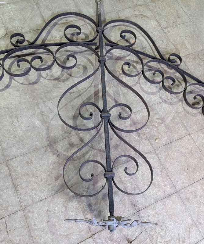 Decoración de hierro trabajado para glorieta - imagen 3