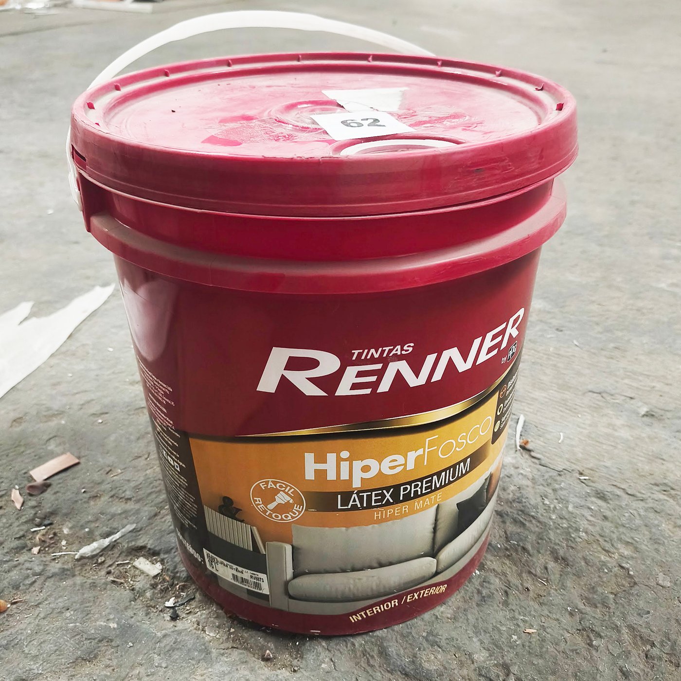 Pintura Renner HiperFosco Látex Premium Interior/Exterior