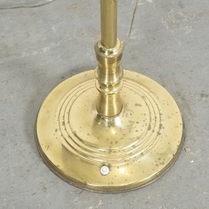 Lámpara de Pie de Bronce con Pantalla Ajustable - imagen 3