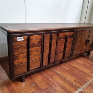 Aparador Bajo Moderno de Madera con Cajones y Puertas - imagen 3