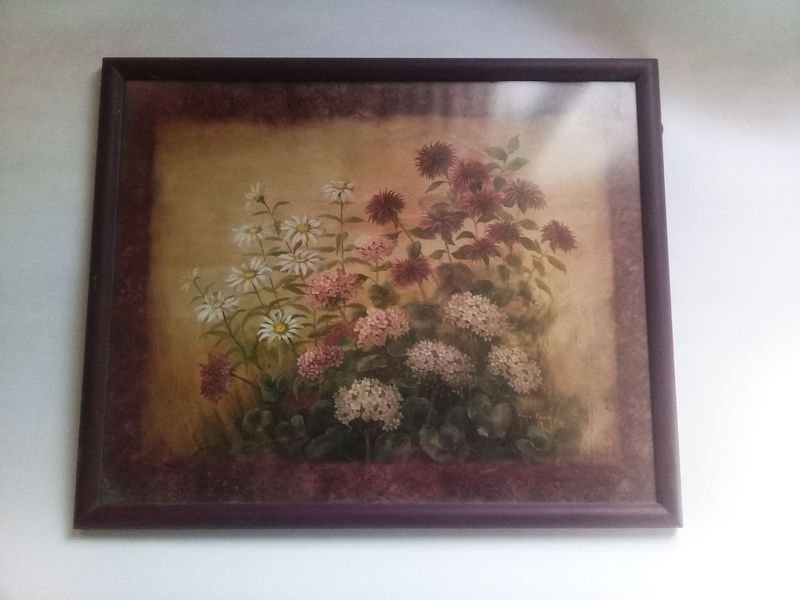 Cuadro grande de flores en naturaleza - imagen 2