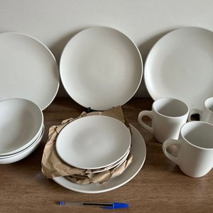 Juego de Vajilla Blanca Moderna 14 Piezas - imagen 2