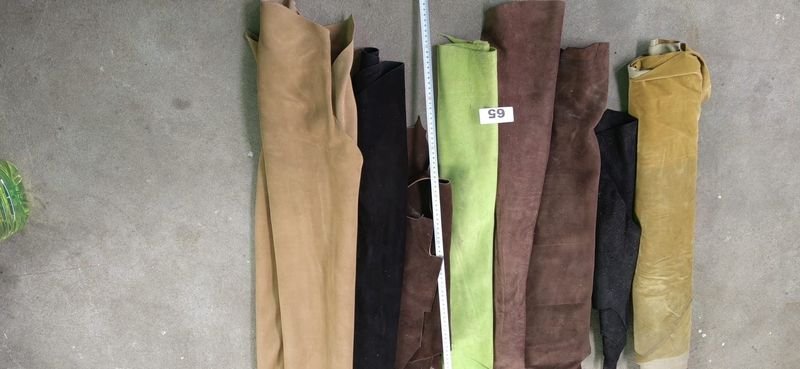 Lote de Cuero Napa de Colores Variados