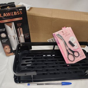 Estante Organizador Metálico, Depilador Recargable y Pinza para Pestañas - imagen 3