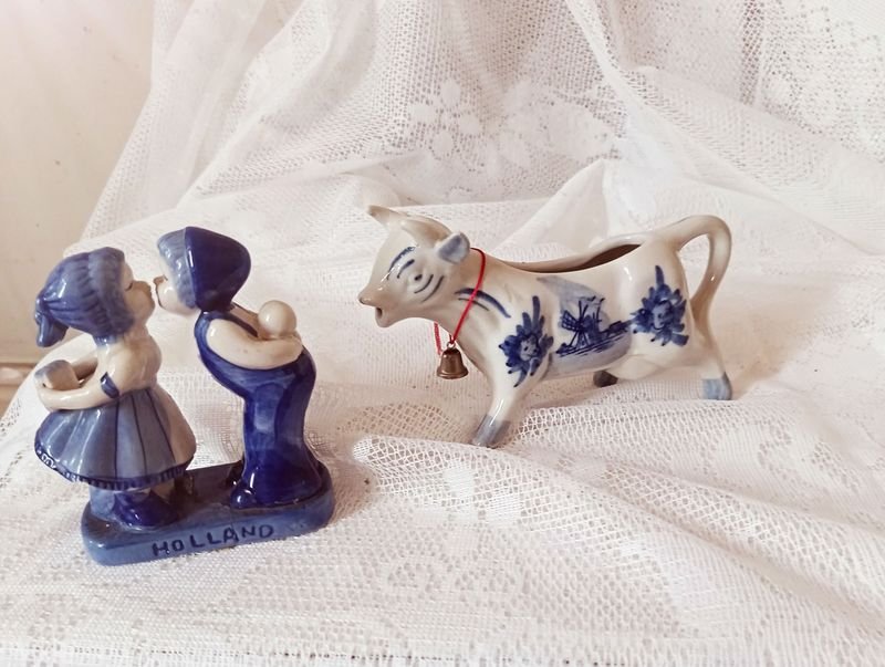Figuras de Antigua porcelana Holandesa en Porcelana Delft - imagen 11