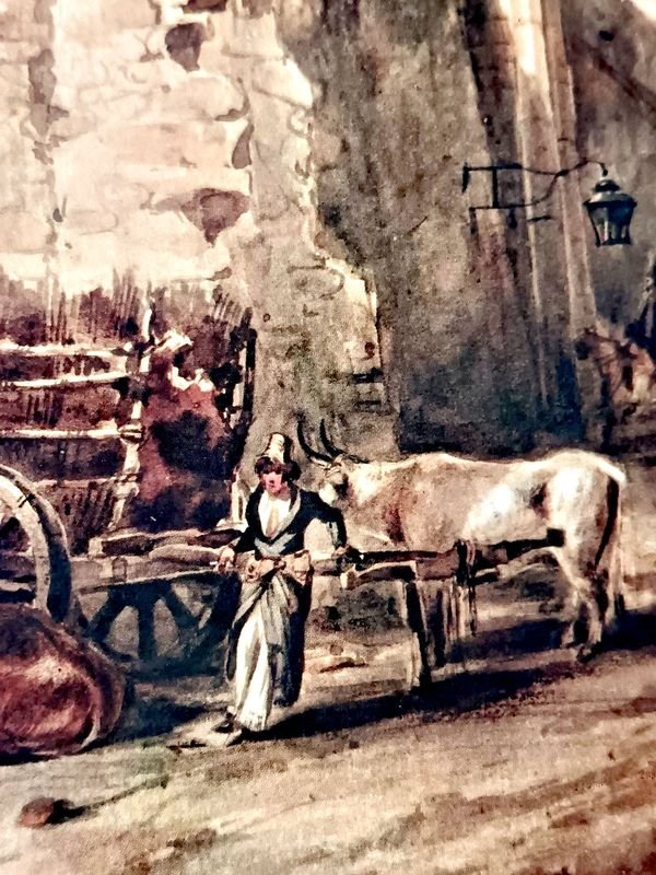 Lámina Costumbrista del Siglo XIX: Detalles de la Ciudadela - imagen 6