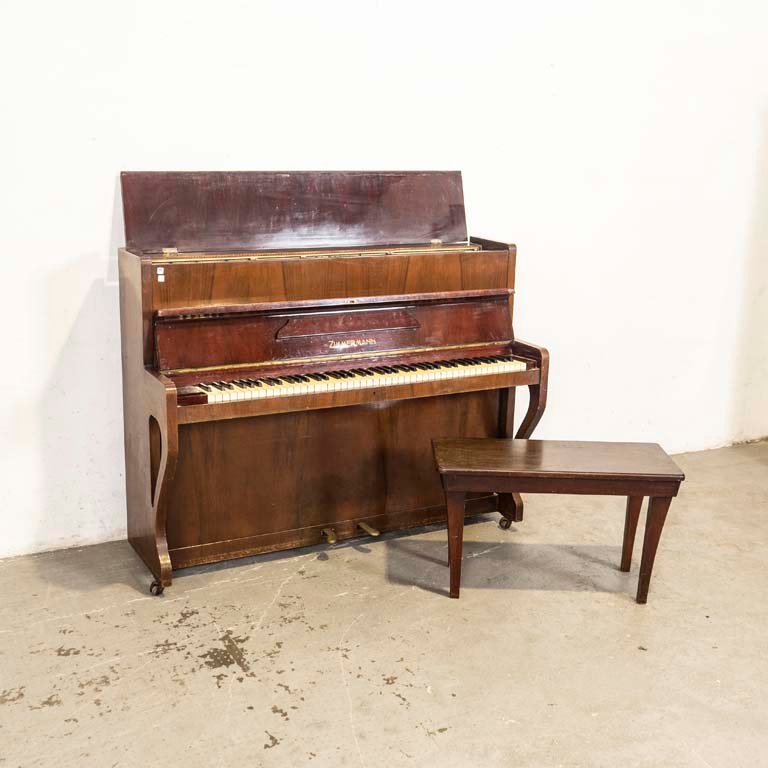 Piano vertical Zimmerman con banqueta - imagen 1