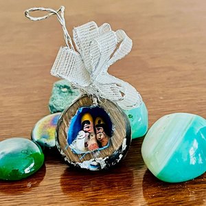 Lote de Árboles de Piedra, Agatas y Adornos Decorativos - imagen 7