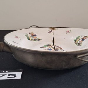 Lámpara a Queroseno Antigua y Plato Térmico Infantil con Asas - imagen 7