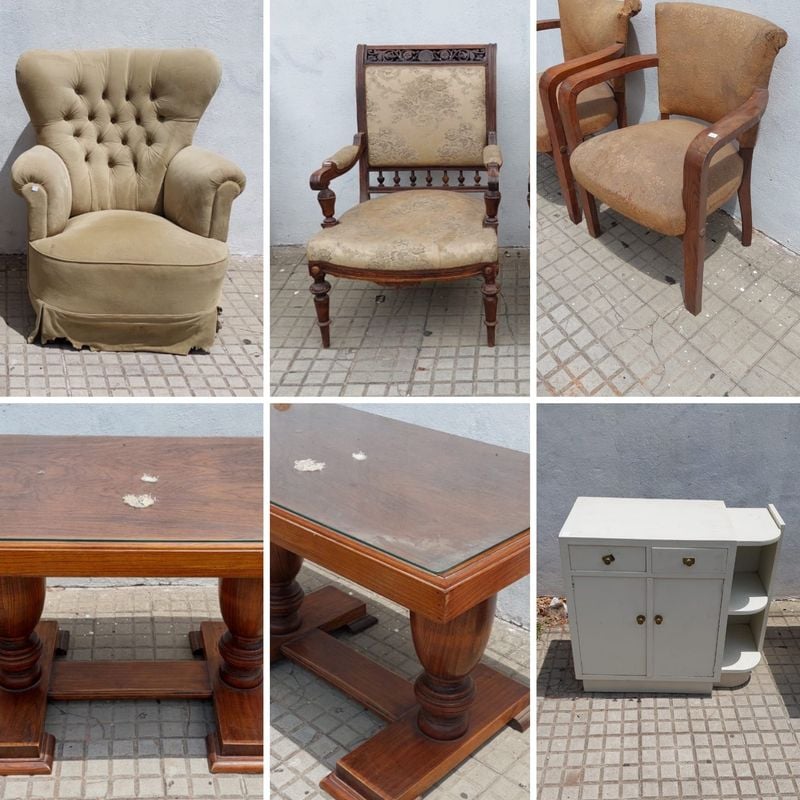 ¡MUEBLES, ELECTRODOMÉSTICOS Y MÁS! Lunes a las 18:00 - Variedad de lotes para coleccionistas y usuar