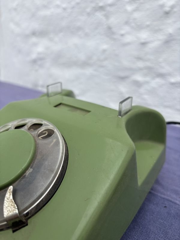 Teléfono de mesa con dial rotatorio (disco) - Año 70 - imagen 3
