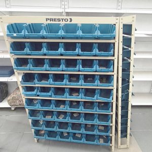Organizador Vertical Metálico con Gavetas Azules Presto - imagen 2