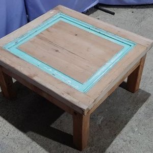 Mesa Ratona Rústica de Madera Pino Blanco - imagen 2