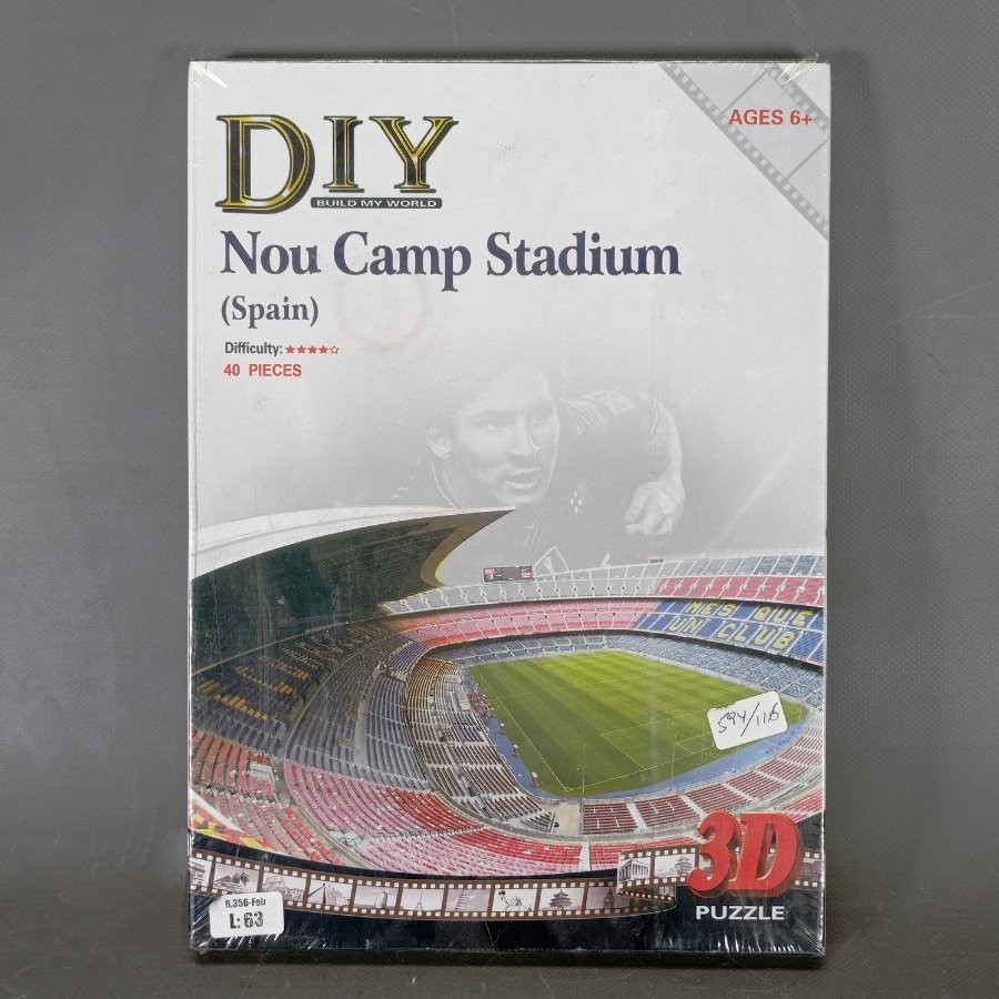 Lote siguiente: Maqueta Puzzle 3D del Estadio Camp Nou de FC Barcelona