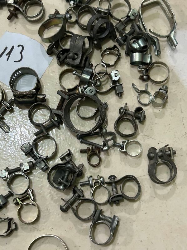 Lote de Abrazaderas Metálicas Variadas