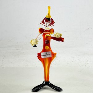 Lote anterior: Figura de Payaso en Cristal Murano, 21 cm