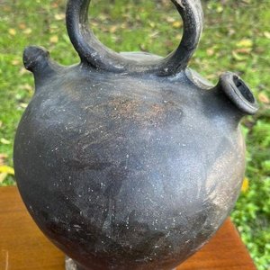 1 cantaro de ceramica negra catalana (ceramica tradicional de cataluña) - imagen 2
